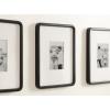 imageKate and Laurel Inglewood Modern Wall Picture Frame Set of 3 11x14 matted to 5x7 Natural Wood ThreePiece Frame Set for Gallery Wall Accent Set in Living Room DecorBlack