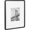 imageKate and Laurel Inglewood Modern Wall Picture Frame Set of 3 11x14 matted to 5x7 Natural Wood ThreePiece Frame Set for Gallery Wall Accent Set in Living Room DecorBlack
