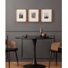 imageKate and Laurel Inglewood Modern Wall Picture Frame Set of 3 11x14 matted to 5x7 Walnut Brown ThreePiece Frame Set for Gallery Wall Accent Set in Living Room Dcor