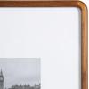 imageKate and Laurel Inglewood Modern Wall Picture Frame Set of 3 11x14 matted to 5x7 Walnut Brown ThreePiece Frame Set for Gallery Wall Accent Set in Living Room Dcor