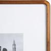 imageKate and Laurel Inglewood Modern Wall Picture Frame Set of 3 16x20 matted to 8x10 Walnut Brown ThreePiece Frame Set for Gallery Wall Accent Set in Living Room Dcor