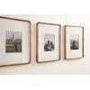 imageKate and Laurel Inglewood Modern Wall Picture Frame Set of 3 16x20 matted to 8x10 Walnut Brown ThreePiece Frame Set for Gallery Wall Accent Set in Living Room Dcor