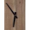 imageKate and Laurel Ladd Modern Glam 24quot Numberless Wood and Metal Round Wall Clock Walnut Brown and Gold Contemporary Wall DecorNaturalBlack