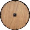 imageKate and Laurel Pronte Modern Round Wood and Metal Wall Clock 22 Inch Diameter Rustic Brown and Black Decorative Minimal Clock for Bedroom Entryway or Living Room DecorBrownBlack