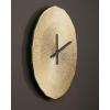 imageKate and Laurel Sancia Modern Numberless Round Metal Wall Clock 16 Inch Diameter Gold Decorative Minimal Metallic Clock with Embossed Texture for Use as Bedroom Entryway or Living Room Decor
