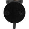 imageKate and Laurel Shae Transitional Wooden Wall Sconce 5 x 5 x 13 Black Modern Candle Holder with Removable Glass Cylinder for Flameless Pillar Candles in Bedroom or EntrywayBlack