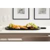 imageKate and Laurel Staven Transitional Capsule Serving Board 30 x 11 Black Modern FoodSafe Charcuterie Board Made from Solid Mango Wood for Use as Kitchen Countertop Cheese BoardBlack