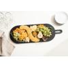 imageKate and Laurel Staven Transitional Capsule Serving Board 30 x 11 Black Modern FoodSafe Charcuterie Board Made from Solid Mango Wood for Use as Kitchen Countertop Cheese BoardBlack