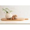 imageKate and Laurel Staven Transitional Capsule Serving Board 30 x 11 Black Modern FoodSafe Charcuterie Board Made from Solid Mango Wood for Use as Kitchen Countertop Cheese BoardNatural