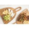 imageKate and Laurel Staven Transitional TwoPiece Serving Boards Set 14 x 10 Set of 2 Natural Wood Modern FoodSafe Charcuterie Boards from Solid Mango Wood for Use as Kitchen Countertop DcorNatural