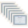 imageDesignOvation Kieva Solid Wood Document Frames Distressed Black 85x11 Pack of 6White