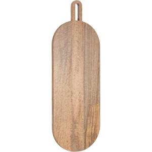 imageKate and Laurel Staven Transitional Capsule Serving Board 30 x 11 Black Modern FoodSafe Charcuterie Board Made from Solid Mango Wood for Use as Kitchen Countertop Cheese BoardNatural