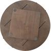 imageKate and Laurel Bruillet Transitional Wood Round Lazy Susan Tray 20 x 20 Brown Wooden Countertop Organizer with Turning Lazy Susan for Kitchen Storage Coffee Table or Living Room OttomanBrown