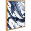 imageKate and Laurel Mendel Rectangle Tray with Decorative Metal Rim 165 x 12 White and GoldNatural