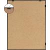 imageKate and Laurel Mendel Rectangle Tray with Decorative Metal Rim 165 x 12 White and GoldNatural