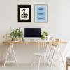 imageKate and Laurel Sylvie Cherry Ball 8 Framed Canvas Wall Art by Honey Island Studio 18x24 Bright Gold Cherry 8Ball Art for Wall