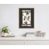 imageKate and Laurel Sylvie Howdy Cowgirl Queen Framed Canvas Wall Art by Honey Island Studio 18x24 Natural Western Cowboy Art for WallNatural