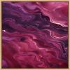 imageKate and Laurel Sylvie Tonal Abstract Rich Deep Purple and Plum Marbled Abstract Framed Canvas Wall Art by The Creative Bunch Studio 30x30 Natural Modern Abstract Landscape Art for Wall