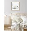 imageKate and Laurel Sylvie Victrola Record Player Framed Canvas Wall Art by Statement Goods 22x22 Natural Minimal Vinyl Records Art for WallNatural