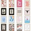 imageKate and Laurel Sylvie Be Nice or Leave Framed Canvas Wall Art by Honey Island Studio 18x24 Bright Gold Bright Pink Quote Art for WallBright Gold
