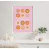 imageKate and Laurel Sylvie Beaded Show Up and Glow Up Vintage Framed Canvas Wall Art by Duchess Plum 18x24 White Cute Pink Sun Art for Wall