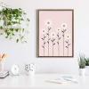 imageKate and Laurel Sylvie Daisies Framed Canvas Wall Art by Duchess Plum 18x24 Gold Happy Floral Accent for Wall