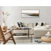 imageKate and Laurel Sylvie Drakes Estero No 1 Framed Canvas Wall Art by Crystal Lynn Collins 40x18 Natural Coastal Beach Landscape Art for Wall