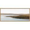 imageKate and Laurel Sylvie Drakes Estero No 1 Framed Canvas Wall Art by Crystal Lynn Collins 40x18 Natural Coastal Beach Landscape Art for Wall