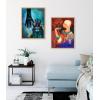 imageKate and Laurel Sylvie Enlighten Framed Canvas Wall Art by Faryn Hughes 18x24 Natural Colorful Mystic Art for Wall