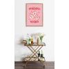 imageKate and Laurel Sylvie Feeling Lucky Framed Canvas Wall Art by Alli Standefer 18x24 Bright Gold Cute Casino Dice Art for Wall