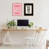 imageKate and Laurel Sylvie Feeling Lucky Framed Canvas Wall Art by Alli Standefer 18x24 Bright Gold Cute Casino Dice Art for Wall
