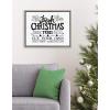 imageKate and Laurel Sylvie Fresh Cut Christmas Framed Canvas Wall Art by Pen ampamp Paint Lindsay Hopkins 18x24 Gray Holiday Inspired Sayings for Wall