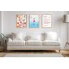 imageKate and Laurel Sylvie Half Full Framed Canvas Wall Art by Honey Island Studio 18x24 Natural Casino Night Art for Wall