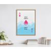 imageKate and Laurel Sylvie Half Full Framed Canvas Wall Art by Honey Island Studio 18x24 Natural Casino Night Art for Wall