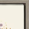 imageKate and Laurel Sylvie Hope Framed Canvas Wall Art by Mia Charro 18x24 Gray Floral Botanical Art for Wall