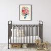 imageKate and Laurel Sylvie Hope Framed Canvas Wall Art by Mia Charro 18x24 Gray Floral Botanical Art for Wall