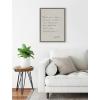 imageKate and Laurel Sylvie Keep Your Face Walt Whitman Framed Canvas Wall Art by Saint and Sailor Studios 18x24 Gray Motivational Quote Art for Wall