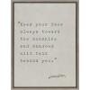 imageKate and Laurel Sylvie Keep Your Face Walt Whitman Framed Canvas Wall Art by Saint and Sailor Studios 18x24 Gray Motivational Quote Art for Wall