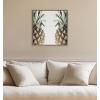 imageKate and Laurel Sylvie Pineapples Framed Canvas Wall Art by Emiko and Mark Franzen of F2Images 22x22 Gold Tropical Fruit Art for Wall