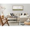 imageKate and Laurel Sylvie Rest No 1 Framed Canvas Wall Art by Mackenzie Nelson 40x18 Gold Soft Casual Landscape Art for Wall