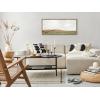 imageKate and Laurel Sylvie Rest No 2 Framed Canvas Wall Art by Mackenzie Nelson 40x18 Gold Soft Casual Landscape Art for Wall