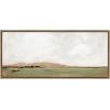 imageKate and Laurel Sylvie Rest No 2 Framed Canvas Wall Art by Mackenzie Nelson 40x18 Gold Soft Casual Landscape Art for Wall