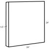 imageKate and Laurel Sylvie Sketchy Dahlias Framed Canvas Wall Art by Maria Filar 24x24 Black Chic Floral Art for Wall