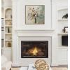 imageKate and Laurel Sylvie Traditional Boho Floral Botanical I Framed Canvas Wall Art by The Creative Bunch Studio 30x30 Gold Soft Flower Bouquet Art for Wall