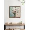 imageKate and Laurel Sylvie Traditional Boho Floral Botanical II Framed Canvas Wall Art by The Creative Bunch Studio 22x22 Gold Soft Flower Bouquet Art for Wall