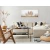imageKate and Laurel Sylvie Westport No 5 Framed Canvas Wall Art by Crystal Lynn Collins 40x18 White Grassy Coastal Beach Art for Wall