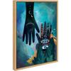 imageKate and Laurel Sylvie Enlighten Framed Canvas Wall Art by Faryn Hughes 18x24 Natural Colorful Mystic Art for Wall