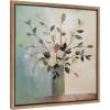 imageKate and Laurel Sylvie Traditional Boho Floral Botanical II Framed Canvas Wall Art by The Creative Bunch Studio 22x22 Gold Soft Flower Bouquet Art for Wall