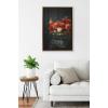 imageKate and Laurel Sylvie Beaded Floral Study Black Offset Vintage Framed Canvas Wall Art by Emiko and Mark Franzen of F2Images 23x33 Beaded Gold Stunning Flower Photography Art for Wall
