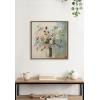 imageKate and Laurel Sylvie Traditional Boho Floral Botanical I Framed Canvas Wall Art by The Creative Bunch Studio 22x22 Gold Soft Flower Bouquet Art for Wall